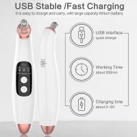 Extractor de Puntos Negros, Extractor Eléctrico de Puntos Negros al Vacío, Herramienta de Limpieza, Instrumento de Belleza con 6 Sondas para la Eliminación de Puntos Negros, Limpiador Facial de Succión al Vacío - details 14