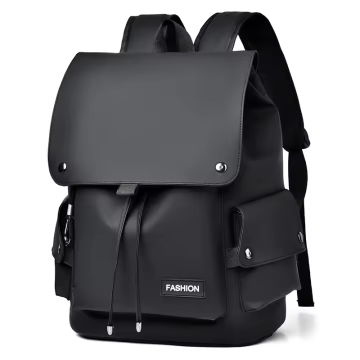 Mochila para hombre, bolso impermeable para ordenador portátil para hombre, mochila de diseñador de tendencia para hombre, bolso de viaje de gran capacidad para jóvenes a la moda, mochila sencilla - 1