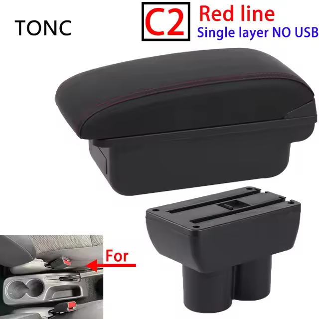 Reposabrazos Interior para Suzuki Jimny, piezas especiales de reacondicionamiento, caja de almacenamiento, accesorios para coche, 2007-2015 - 1