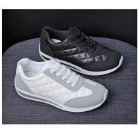 Zapatillas de deporte informales para mujer, zapatos deportivos planos con cordones, a la moda - details 0