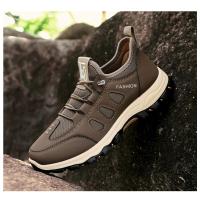 Zapatillas de deporte suaves para hombre, zapatos de senderismo transpirables para caminar al aire libre, calzado de senderismo negro ligero para hombre, zapatos de escalada - details 21