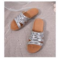 2025 Sandalias planas transpirables con diamantes de imitación - Zapatos de verano cómodos y bohemios para mujer para la playa, fiestas y uso diario, elegante moda primavera-verano - details 40