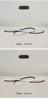 TOMAXIN 100CM Dining Pendant Light Modern Led Lights For Room Chandelier Bedroom Living Room Hanging Lamp - details 12