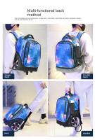 Mochila Escolar de Rueda Grande Impermeable, Resistente al Desgaste, Capacidad para Hombres y Mujeres Hecha en China - details 17