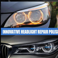 Kit de Restauración de Faros de Vapor Set de Adaptador de Coche con Esponja y Fluido de Reparación para Rayones y Bordeado - details 1