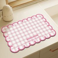 Alfombrilla De Cocina Antideslizante Absorbente De Aire Fresco Y Limpio Alfombrilla De Mesa Insulada Para El Hogar Alfombrilla De Secado Rápido - details 1