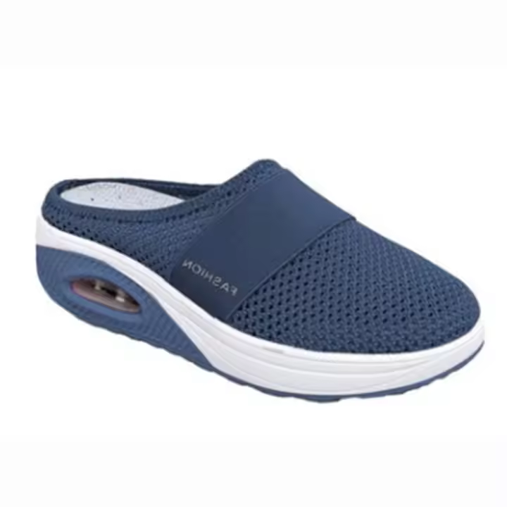 Sandalias de tacón de cuña para mujer, zapatos suaves y cómodos, sin cordones para uso diario, zapatos casuales - 1