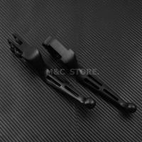 Black Brake Clutch Lever L/R Handle Levers For Harley 1996-2003 XL,1996-2007 Dyna Touring,1996-2007 & 2011-2014 Softail - details 2