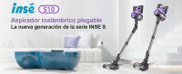 Aspiradora inalámbrica INSE S10, aspiradora de varilla plegable de 30Kpa, batería extraíble con 50 minutos de tiempo máximo de funcionamiento - details 0