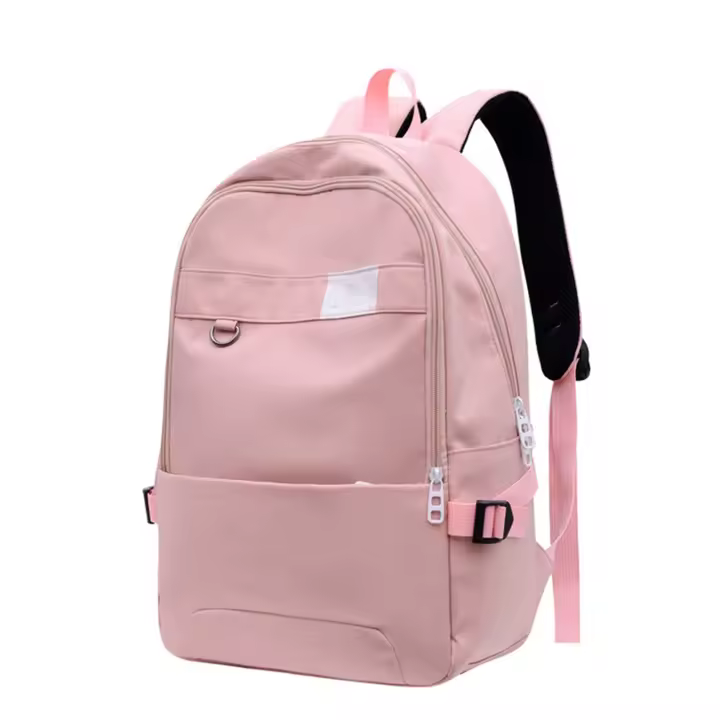 Mochila escolar Simple para niñas, bolsa de hombro de gran capacidad, alivio de carga dulce para el estadio de trabajo deportivo escolar - 1