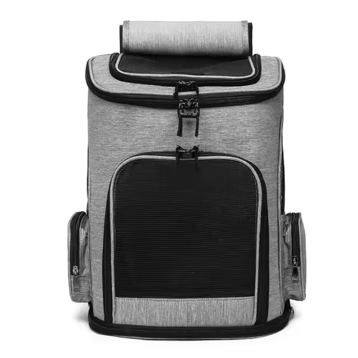Mochila extensible para mascotas, bolsa de gran capacidad, transpirable, portátil, plegable - 1