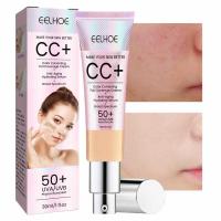 CC Cream Corrector de Color con Color 30 ml Protector Solar de Verano Base de Cobertura Media a Completa Bloqueador Solar - details 1