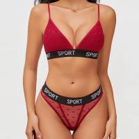 2 unids/set de sujetadores de encaje sexis para mujer, bragas brasileñas con perspectiva de cintura baja, sujetador suave inalámbrico para mujer, conjunto de sujetadores push-up para mujer - details 12
