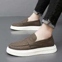 Zapatos de Cuero Casuales para Hombres Hechos a Mano Mocasines y Náuticos con Estilo al Aire Libre - details 15