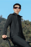 WEST BIKING-abrigo de ciclismo a prueba de viento para hombre y mujer, Jersey deportivo ligero con sombrero oculto, impermeable y reflectante, primavera y otoño - details 4