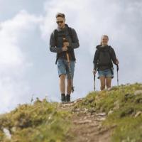 Bastón de trekking Longitud ajustable 62-135 cm Aleación de resistencia Accesorio de senderismo de madera - details 5