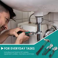 TLGREEN Kit de herramientas de reparación de automóviles para el hogar de 198 piezas, caja de herramientas de plástico con llave con juego de herramientas manuales generales para el hogar con caja de herramientas de plástico y estuche de almacenamiento - details 7
