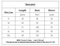 Otoño Invierno naranja cuello alto cachemir mujeres suéter grueso Casual básico Jersey tejido suéter Tops sueltos - details 0