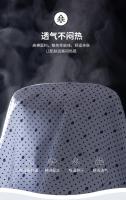 Camisa de manga larga informal de negocios para primavera y otoño a cuadros a rayas de algodón de alto recuento sin hierro y moda ajustada - details 4