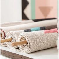 Tapiz de Macramé Nórdico Boho Arte Manual de Pared para Sala de Estar y Dormitorio - details 2