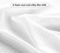 Chaleco de malla de seda de hielo para hombre, ropa interior de malla hueca de verano, camiseta deportiva fina de talla grande sin mangas, informal de moda - details 3