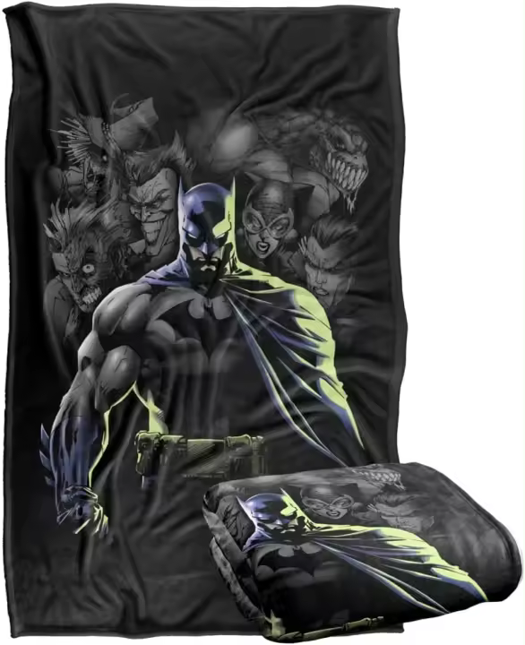 Manta supersuave de Batman villanos, tacto sedoso - 1