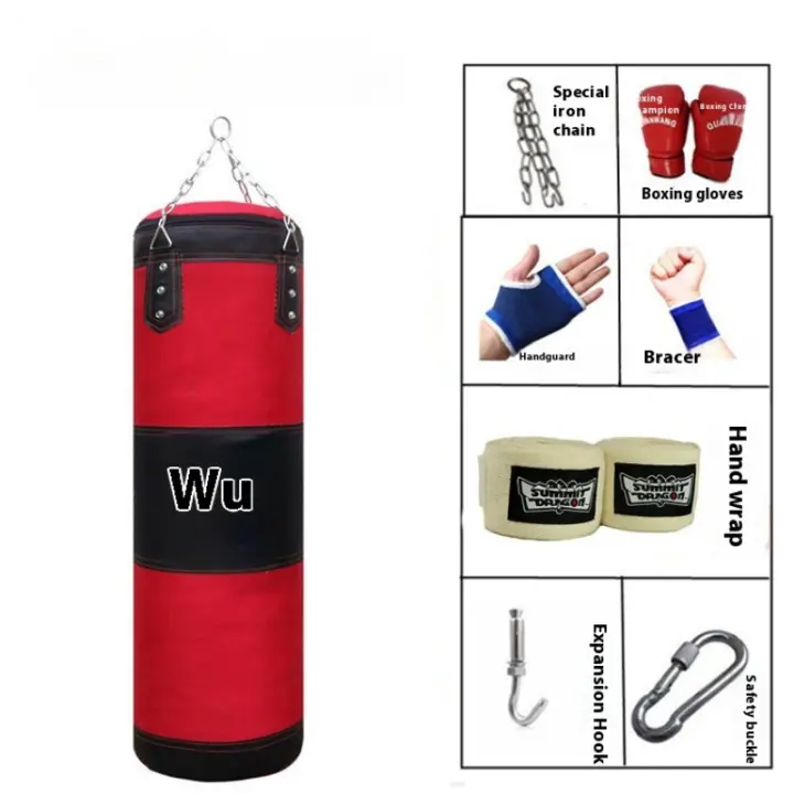 Set de Boxeo Todo en Uno Sandbags Triples para Boxeo, Kickboxing en Casa - 1