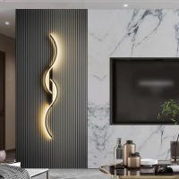Lámpara De Pared Nórdica Moderna, Luz LED Decorativa Para Sala De Estar - details 0