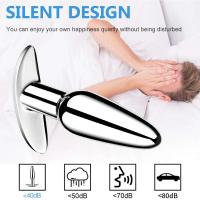 Plug Push 10 modos de vibración juguete para hombres masajeador de próstata sexo con Control remoto vibrador juguetes anales para 18 - details 6