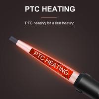 SSITO Rizadores de pelo cónicos para Mujer, rizador eléctrico de pelo Largo with Pantalla LED y Control de temp, Varita rizadora, 13-25mm - details 4