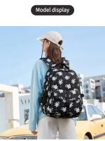 Mochila escolar de gran capacidad para estudiantes, mochila impermeable de ocio para mujer, versión coreana, estil - details 13