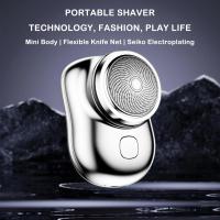 Afeitadora Eléctrica Portátil Mini Recortadora de Barba Afeitadora de Doble Cabeza - details 10