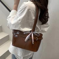 Bolso de hombro portátil de cuero PU con lazo, bolso de hombro Y2K para ir al trabajo, bolso francés para las axilas, bolso de ocio de estilo coreano para mujer - details 10