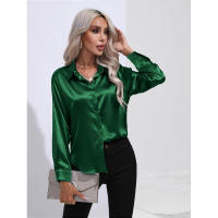 Camisa de satén para mujer, blusa de manga larga, nuevo estilo primavera/verano, ropa de mujer - details 81