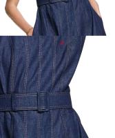 CHCH moda sin mangas de cintura alta Maxi vestido de mujer vestidos de mezclilla elegante cuello redondo 2024 novedad de verano Oficina señoras vestidos de fiesta - details 10
