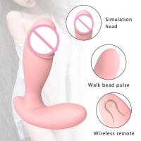 Control remoto Dildo portátil vibrador vibración vagina G punto clitoris estimulador femenino masaje masturbador adulto juguete sexual para mujeres productos adultos - details 2
