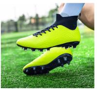 Zapatos de fútbol transpirables de caña alta para hombre y mujer. Zapatos de competición profesional para interior y exterior. - details 22