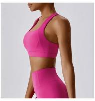 Sujetador Deportivo de Yoga para Mujer Top de Gimnasio Transpirable con Almohadilla de Pecho Suave y Estable Ideal para Primavera/Verano - details 2