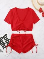 Conjunto de Bikini de dos piezas para mujer, traje de baño Sexy, ropa de playa, traje de baño para mujer, trajes de vacaciones - details 8
