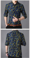 Camisas a cuadros para hombre, camisa de manga larga con botones, informal, Social, negocios, oficina, talla grande 7XL - details 14