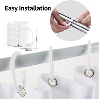 Cortina De Ducha Impermeable Moderna Y Ecológica Con Gancho Para Baño Resistente Al Mildew Y Duradera Accesorio De Baño Con Estampado Contemporáneo - details 3