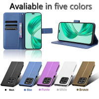 Flip para Honor X8C, Cartera de cuero PU, Funda de teléfono duradera retro a prueba de golpes - details 9
