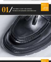 Zapatos de vestir de diseñador para hombre, zapatos casuales de cuero de fibra ultrafina: cabeza alta, fácil de usar, aumento de altura, nuevo estilo grande - details 6