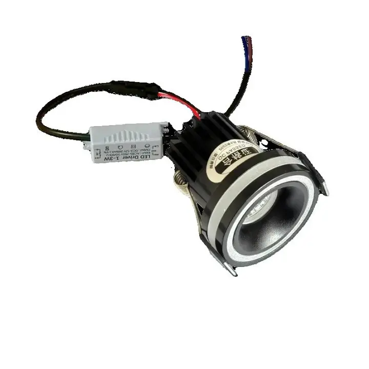 Mini Foco de Punto Recortado 35mm Luz de Techo LED 3W Pequeño Downlight para Interiores - 1