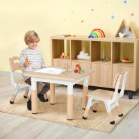 Grupo Infantil Ajustable en Altura 2 Sillas Muebles de Plástico para Niños - details 8