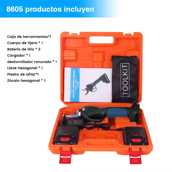 Cortaparillas Inalámbricas de Litio-Ión SWANSOFT Tijeras de Poda Eficientes para Jardín - 1