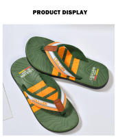 Nuevas zapatillas chanclas antideslizantes de verano para hombres zapatos de playa para hombres versión coreana personalizada de moda sandalias de pellizco al aire libre - details 12