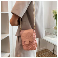 Bolsa de Teléfono Móvil de Lujo Ligera con Cadena de Perlas Bolsa de Verano a la Moda para Mujeres - details 16