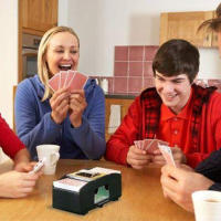 Máquina Automática De Mezclar Y Repartir Cartas Para Juegos De Poker Dispensador De Juguetes Para Viajes Hogar Fiestas Navidad Batería Operada - details 5