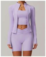 Conjunto de Yoga para Mujeres Ouwu Ropa de Entrenamiento de Manga Larga - details 24